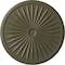 Ekena Millwork Leandros Ceiling Medallion (Fits Canopies up to 5"), 33 1/8"OD x 3 1/2"ID x 1 3/8"P, Painted Turtle CM33LEPTF - alternate 1